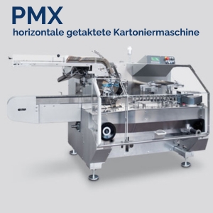 PMX horizontale getaktete Kartoniermaschine